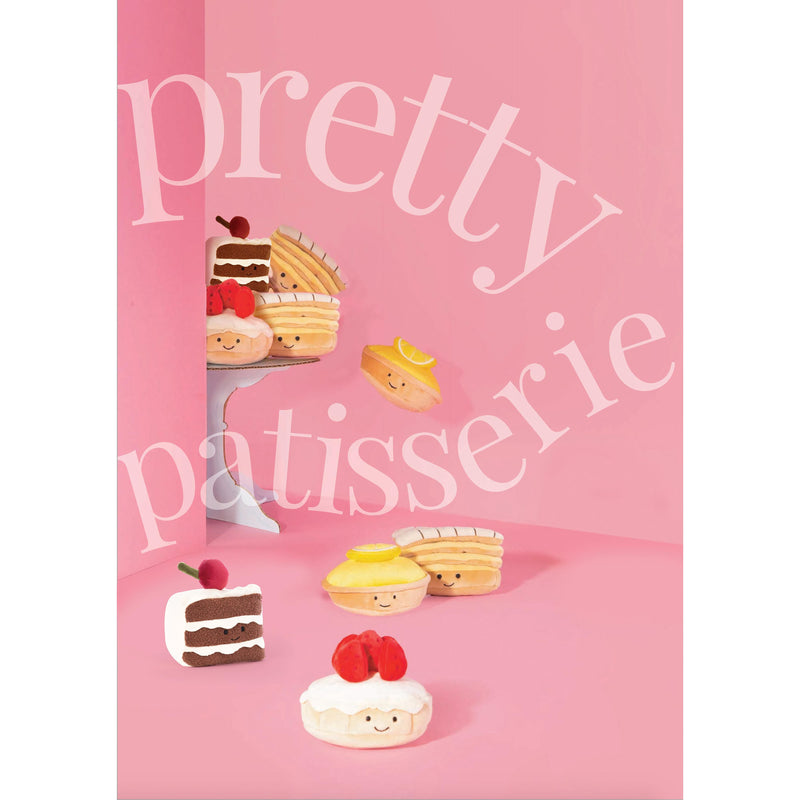 JELLYCAT PRETTY PATISSERIE GATEAUX BROWN 5X6X8CM