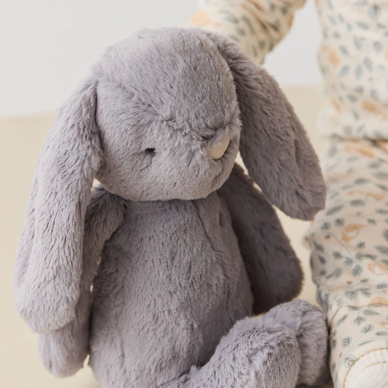 JAMIE KAY SNUGGLE BUNNIES - PENELOPE THE BUNNY - SILVER 30CM PLUSH