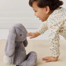 JAMIE KAY SNUGGLE BUNNIES - PENELOPE THE BUNNY - SILVER 30CM PLUSH