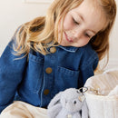 JAMIE KAY SNUGGLE BUNNIES - PENELOPE KEY CHARM - SILVER 15CM