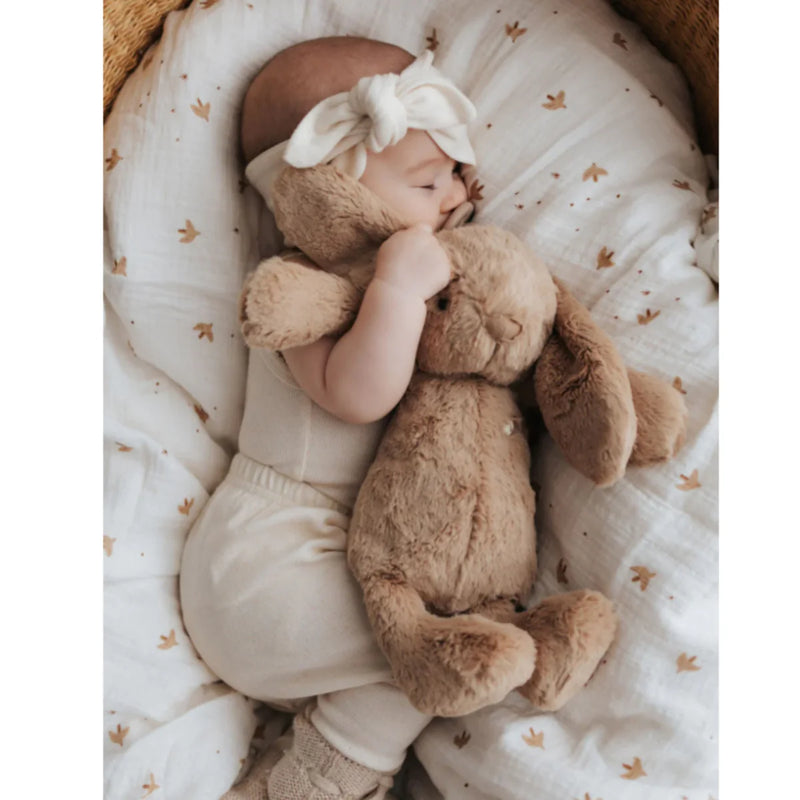 JAMIE KAY SNUGGLE BUNNIES - PENELOPE THE BUNNY - CARAMEL 30CM PLUSH