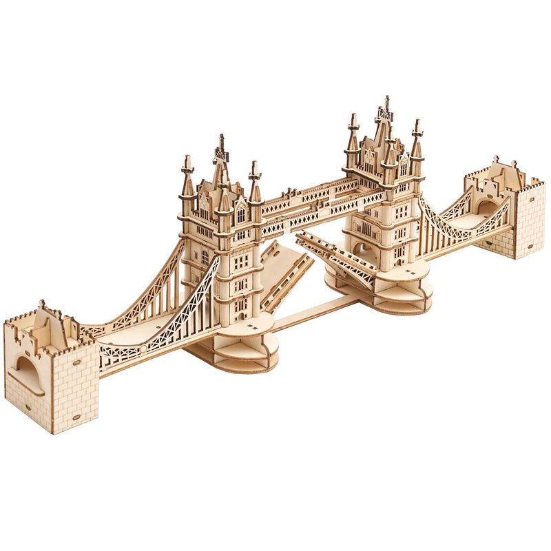 Robotime Rolife Modern 3D Wooden Puzzle - Tower Bridge Architecture TG412 (Pre-Order)