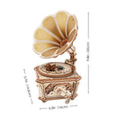 Robotime ROKR Diva Gramophone Music Box Wooden 3D Puzzle AMK82 (Pre-Order)