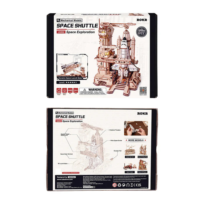 Robotime ROKR Space Shuttle Mechanical 3D Wooden Puzzle LKA02 (Pre-Order)