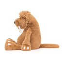 JELLYCAT STELLAN SABRE TOOTH TIGER BROWN 16X17X49 CM