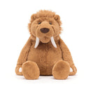 JELLYCAT STELLAN SABRE TOOTH TIGER BROWN 16X17X49 CM