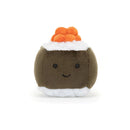 JELLYCAT SASSY SUSHI HOSOMAKI MULTI-COLOURED 5X5X5CM