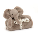 JELLYCAT SMUDGE ELEPHANT BLANKIE 9X70X56CM