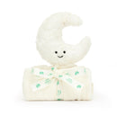 JELLYCAT AMUSEABLES MOON SOOTHER CREAM 10X34X34CM