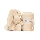 JELLYCAT BASHFUL LUXE BUNNY WILLOW SOOTHER 15X34X34CM