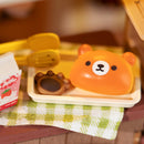 Robotime Rolife Teddy's Bread Food Box Shop DIY Miniature House Kit DS033
