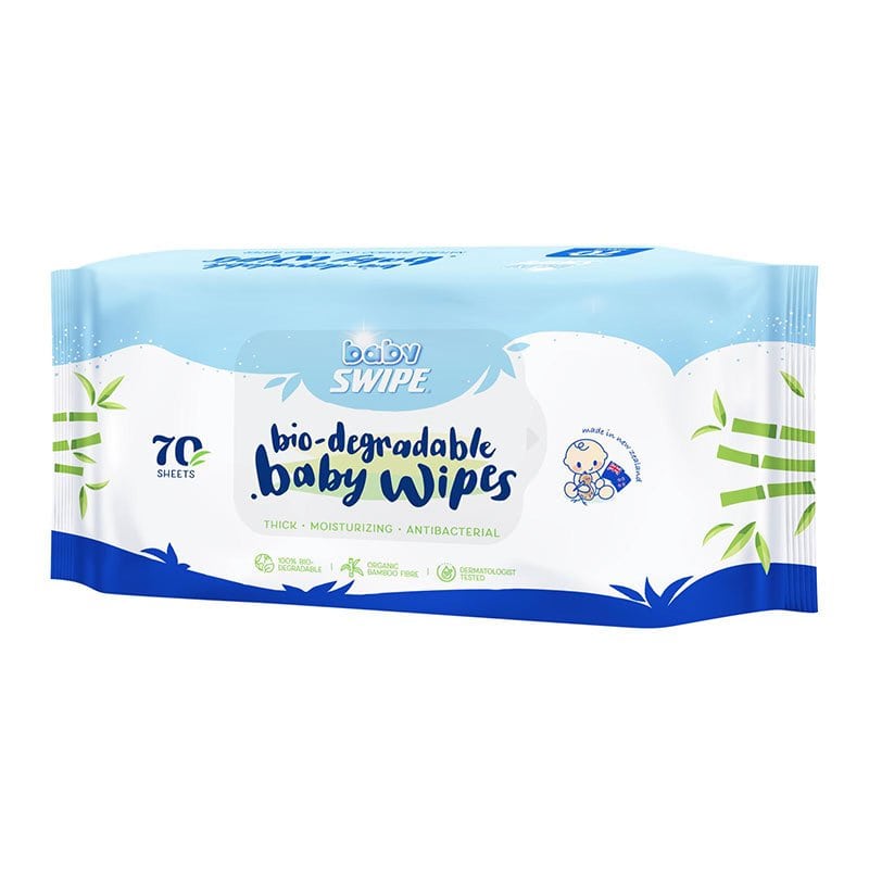 babySWIPE biodegradable baby wipes (70sheets) (7310547386568)