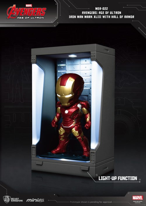 Beast Kingdom Mini Egg Attack Iron Man 3 Iron Man Mark VII with Hall o