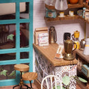 Robotime Rolife  DIY Miniature Dollhouse Kit DG109 Simon's Coffee Shop