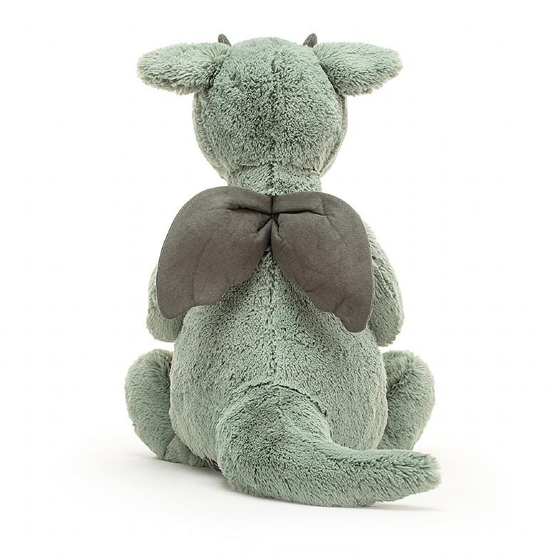JELLYCAT BASHFUL DRAGON ORIGINAL (MED) GREEN 9X12X31 CM
