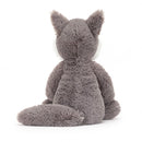 JELLYCAT BASHFUL WOLF ORIGINAL (MED) GREY & WHITE 9X12X31CM