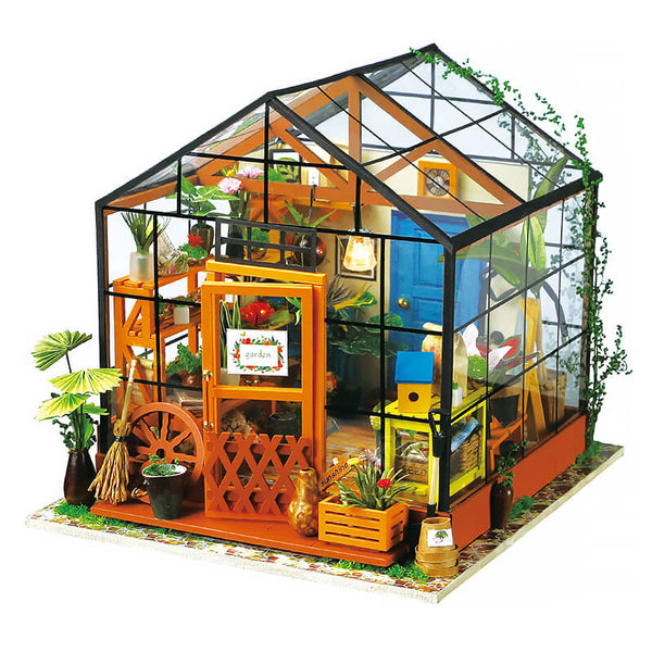 Miniature cardboard store house kits