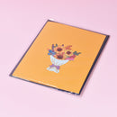 3D Handmade Flower Greeting Card & 1pc Envelope