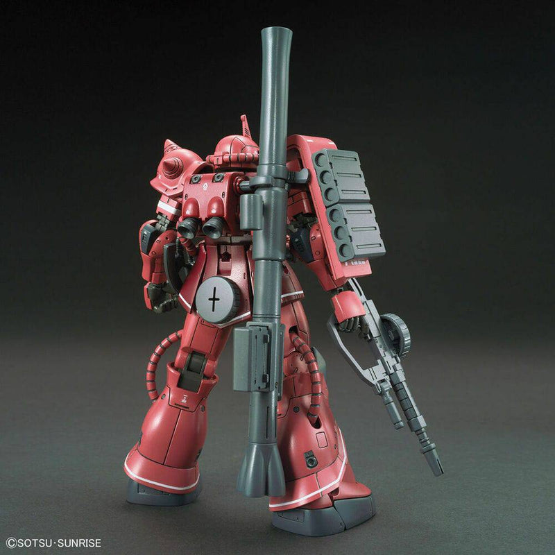 GUNDAM - HG 1/144 MS-06S ZAKU II PRINCIPALITY OF ZEON CHAR AZNABLE'S MOBILE SUIT Red Comet Ver. 024
