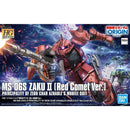 GUNDAM - HG 1/144 MS-06S ZAKU II PRINCIPALITY OF ZEON CHAR AZNABLE'S MOBILE SUIT Red Comet Ver. 024