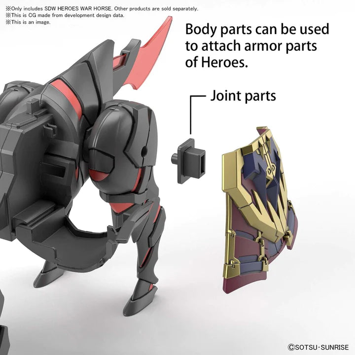 GUNDAM - SDW HEROES WAR HORSE