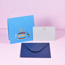 3D Birthday Cake Greeting Card & 1pc Envelope