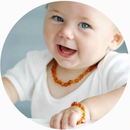 Baby Amber Teething Necklace Bud - Honey (7330049392840)